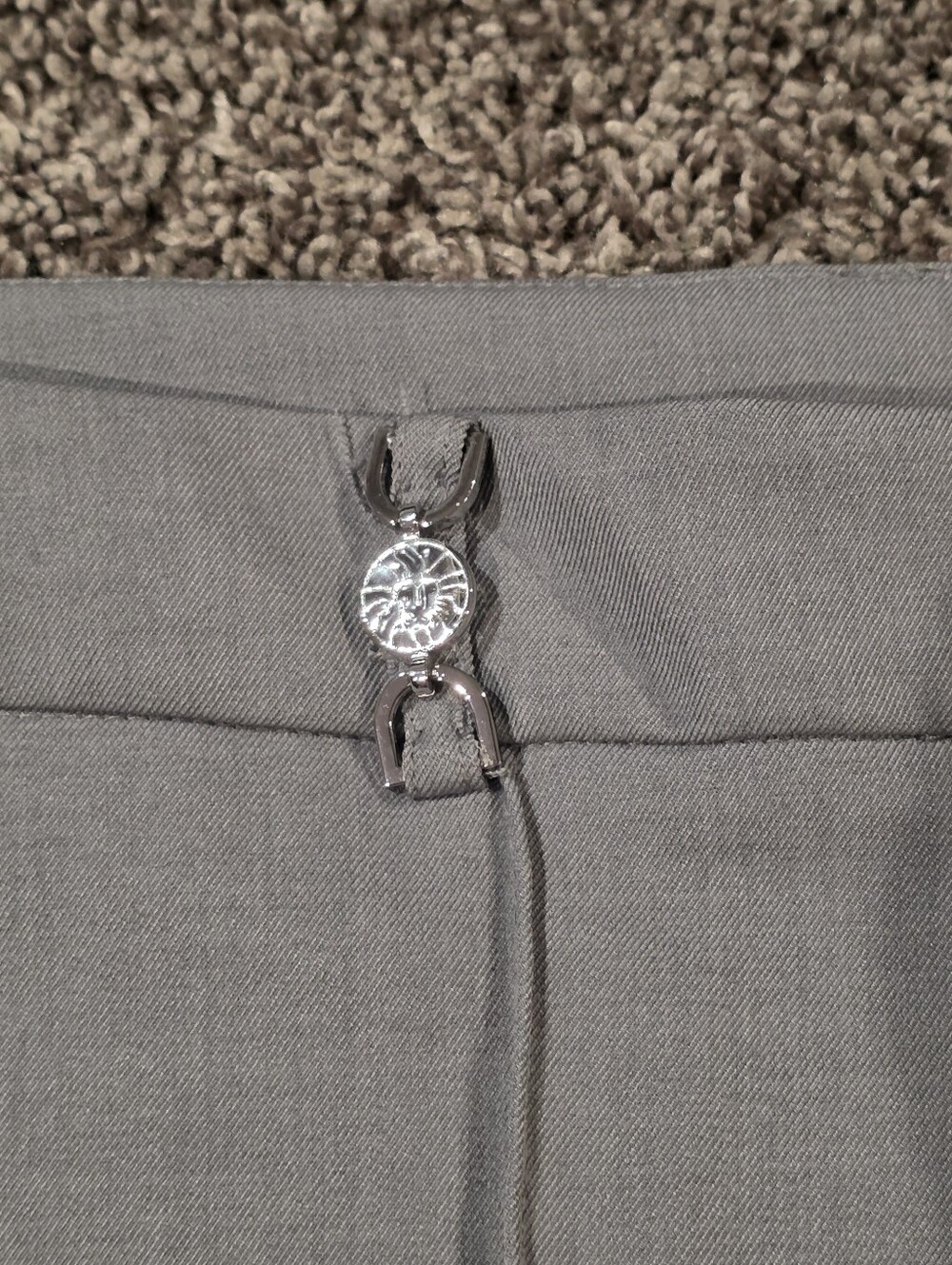 Anne Klein High Rise Wide Leg Dress Pants - Classic Tailored Fit- Size 12p - Picture 2 of 6